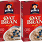 Quaker Hot Oat Bran Hot Cereal, 16 Ounce Box (Pack of 2)