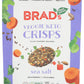 Brad'S Raw Organic Sea Salt Veggie Keto Crisp, 4 Oz