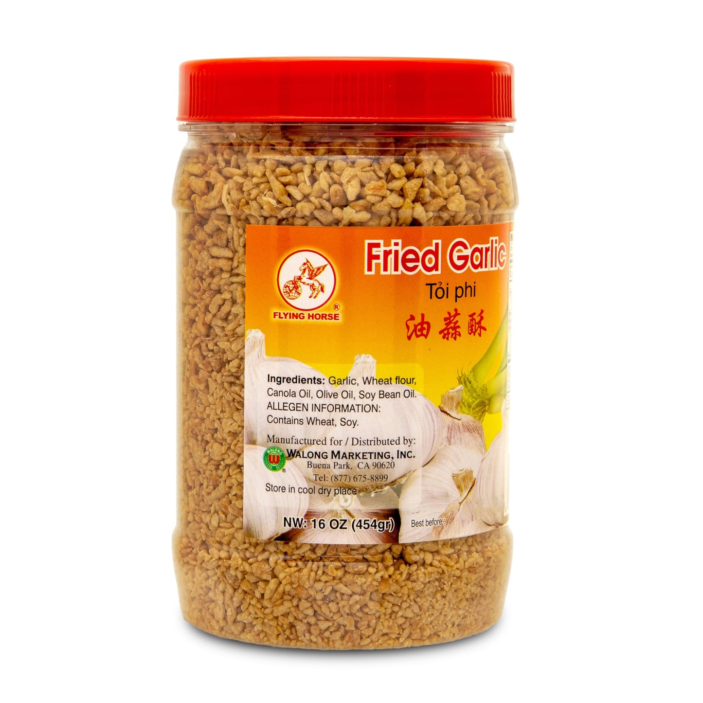 Flying Horse Crispy Fried Garlic, 16 Ounces