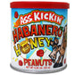 ASS KICKIN Roasted Spicy Hot Peanuts - Habanero Honey Flavor - 4.25 oz - Gourmet Snack