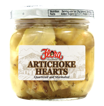 Artichoke Hearts - Quartered and Marinated - 6 oz