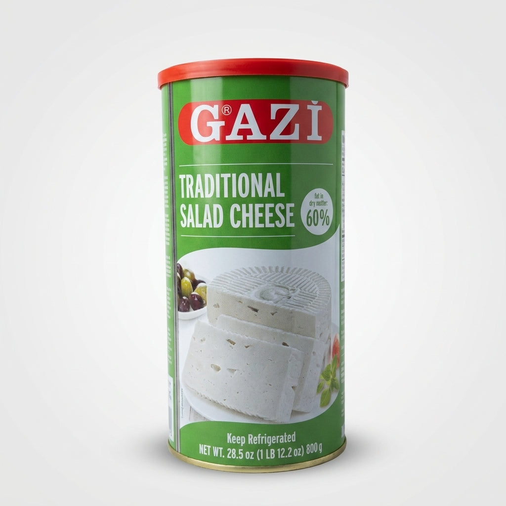 Gazi Traditional Salad Cheese 60% - 800g Premium White Cheese