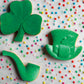 Edible, St Patrick's Sugar Assortment, 2" - 72 Pieces