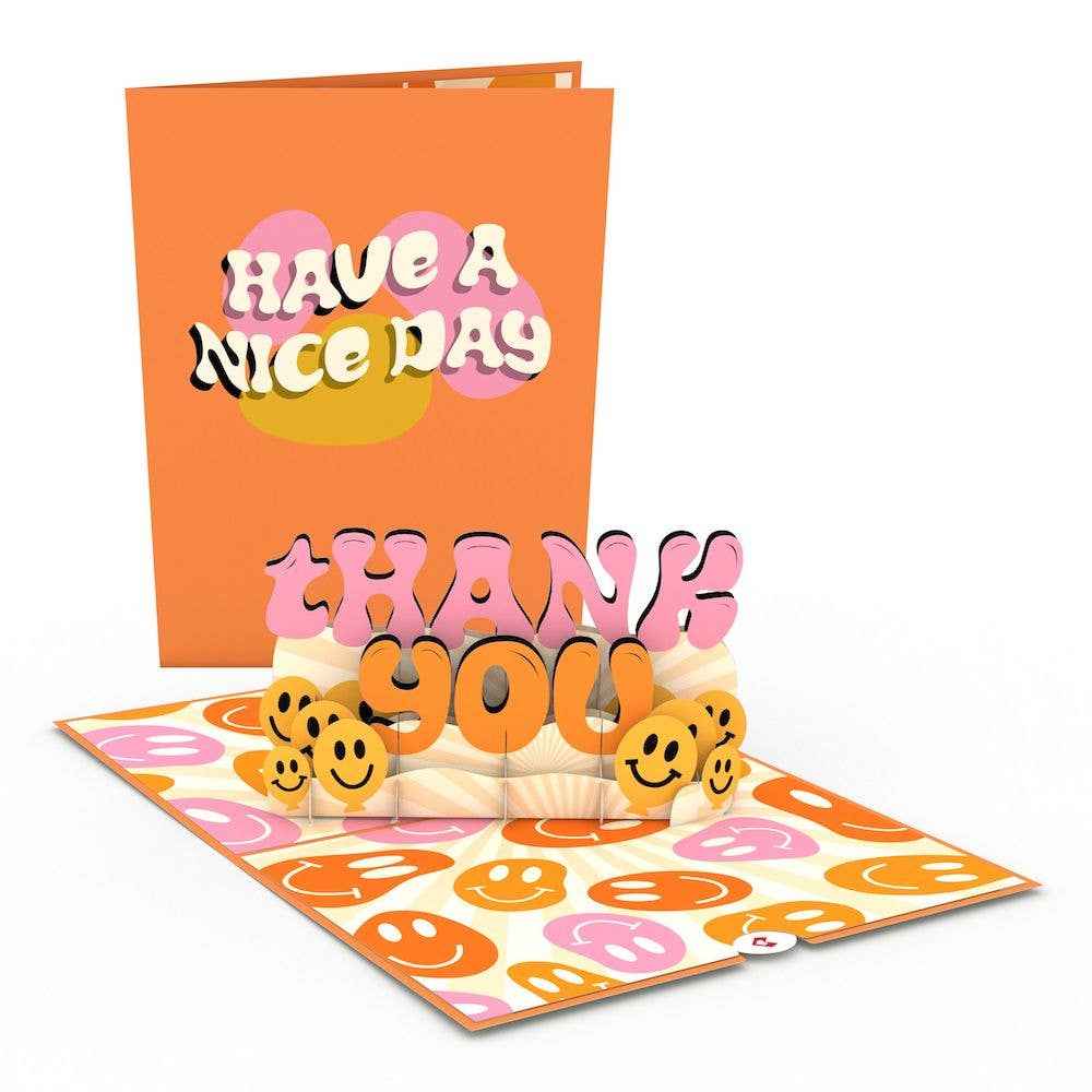 All Smiles Thank You 5''x7'' Card, Pop-Up Cards