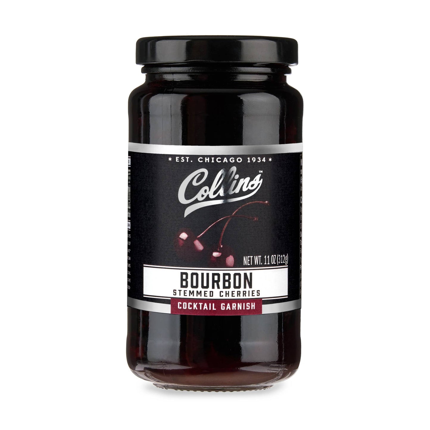 Bourbon Soaked Stemmed Cherries Cocktail Garnish 11 oz