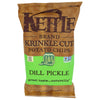 Kettle Foods Chip Krnkl Cut Dill Pckl (Pack Of 15)