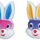 Edible Bunny Faces - Size: 2-1/4" - Bulk 96 pieces