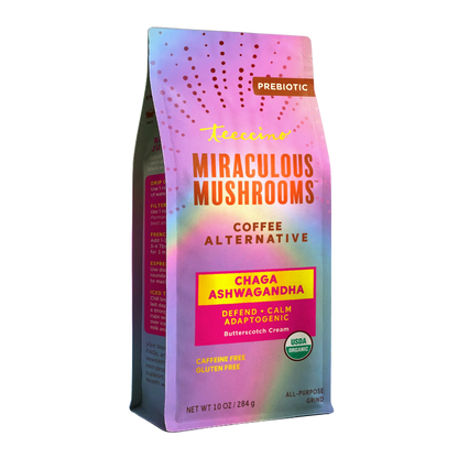 Chaga Ashwagandha Butterscotch Cream Mushroom Herbal Coffee