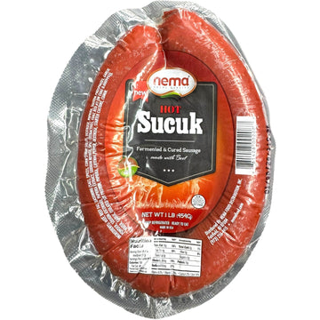 Nema Hot Sucuk 1Lb Spicy Turkish Sausage