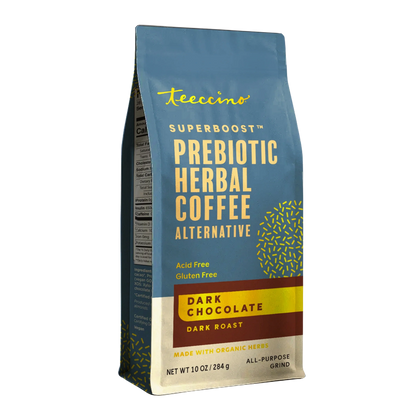 Dark Chocolate Prebiotic SuperBoost Herbal Coffee