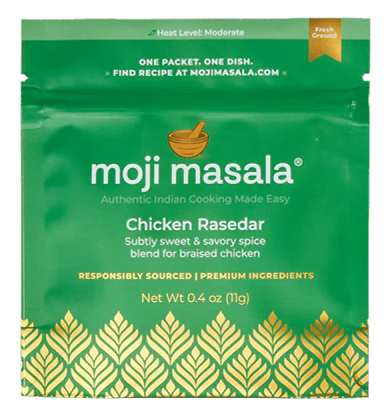 moji masala® Indian Curry Spice Set – Rogan Josh, Chicken Curry & Potato Curry | 3 Authentic Dishes, Pre-Measured