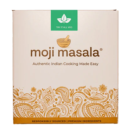Indian Vegetarian Spice Gift Set – 9 Plant-Based Dishes | Spinach, Cauliflower, Eggplant, Lentils, Rice & More | moji masala®