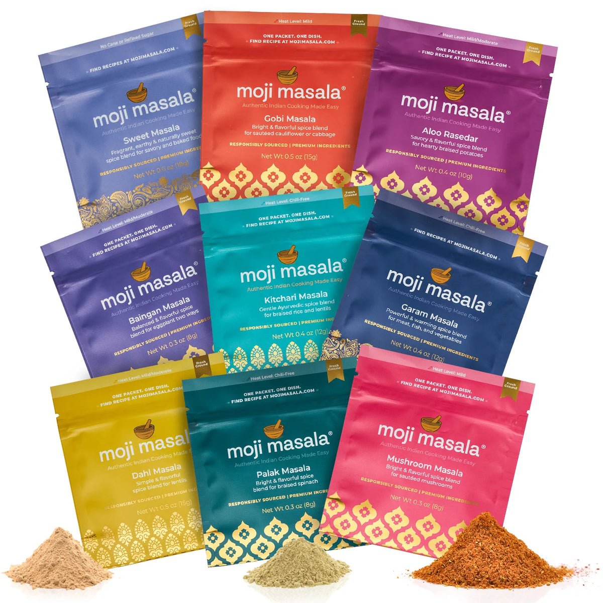 The Complete Vegetarian Indian Set — 9 Vegetarian Blends