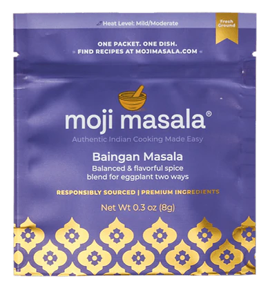 Indian Vegetarian Spice Gift Set – 9 Plant-Based Dishes | Spinach, Cauliflower, Eggplant, Lentils, Rice & More | moji masala®