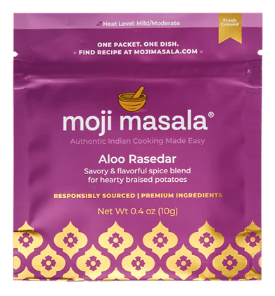 Indian Vegetarian Spice Gift Set – 9 Plant-Based Dishes | Spinach, Cauliflower, Eggplant, Lentils, Rice & More | moji masala®