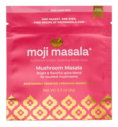 Complete Indian Spice Gift Set – All 14 Blends for Meat, Fish, Vegetable & Rice Dishes | Pre-Measured, 14 Recipes | moji masala®