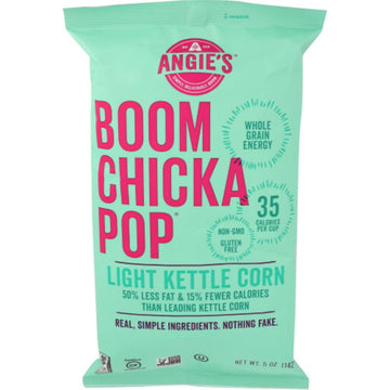 Angies, Popcorn Boomchka Lghtly Swt, 5 Oz, (Pack Of 12)