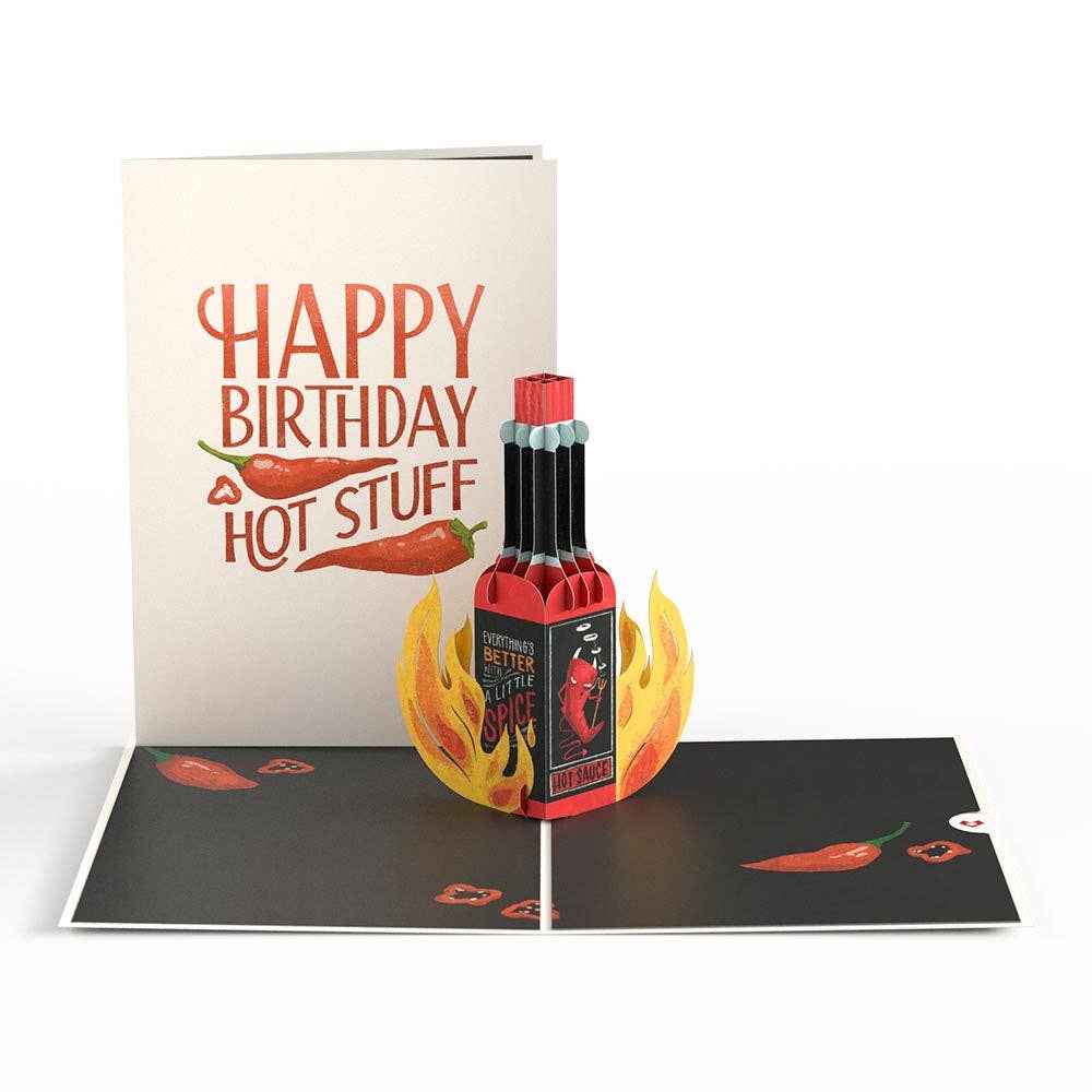 Happy Birthday Hot Stuff 5''x7'' Card, Birthday Cards