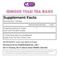 Premium Ginger Tulsi Tea Bags | Hand-made Blend of Ginger and Tulsi Holy Basil Leaves