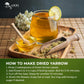 Premium Yarrow Tea Leaves | Naturally Aromatic, Freshly Packed Loose Leaf Yarrow