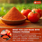 Premium Tomato Powder – 100% Pure Dehydrated Tomato – Non-GMO, Vegan, Gluten-Free, No Additives – Rich Color & Flavor – Great for Cooking, Seasoning, Sauces & More