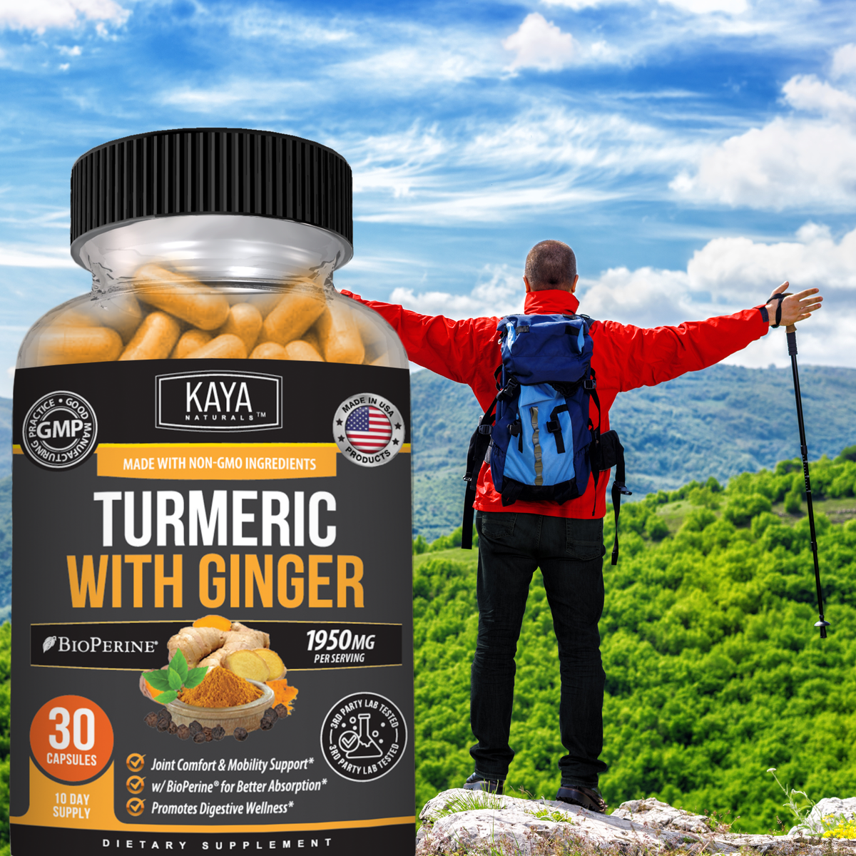 Turmeric with Ginger - Joint & Digestive Support
