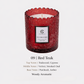 Scented Candle Cups with Embossed Glass Gift Design, Plant-Based Soy Wax Scented Candles with Low-Smoke Performance, Elegant Home Fragrance Candles for Wholesale Valentine’s Day Decor & Gift Use