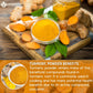 Turmeric Powder, 100% Natural & Pure, Ground, Seasoning Root Powder, No Additives, No Gluten, Vegan