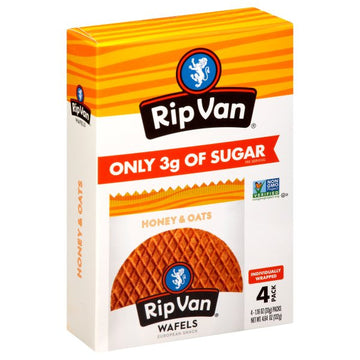 Rvw Wfl Hny&Oats Ls 4Pk ( 12 X 4.64 Oz   )