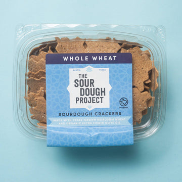 Whole Wheat Sourdough Crackers