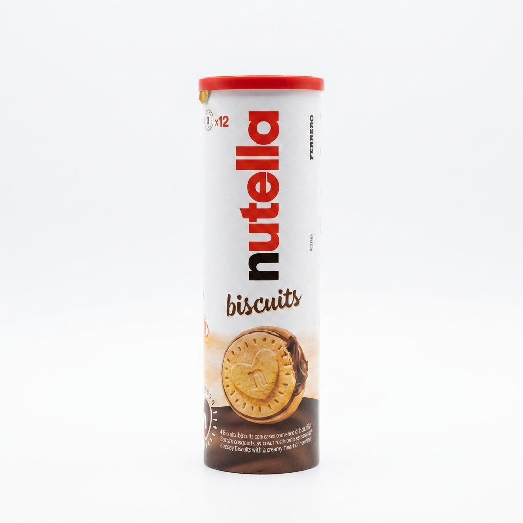 Nutella Biscuits 304g - Hazelnut Cream Filled Cookies (12 Pieces)