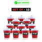 RedCupLiving 8oz BPA-Free Toddler Sippy Cup with Handle & Leak-Proof Lid