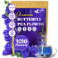Premium Butterfly Pea Flowers, Tea Bags, 100% Natural and Pure from Butterfly Pea Flowers, Hand-made, Made With Natural Materials-Corn Fiber Tea Bag, Sugar/Caffeine/Gluten Free