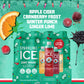 Sparkling Ice  Winter Variety Pack  Flavored Sparkling Water  Zero Sugar  with Vitamins and Antioxidants  17 fl oz  12 count (Cranberry Frost  Winter Punch  Apple Cider and Ginger Lime)