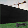 Colourtree Customized Size Fence Screen Privacy Screen Black 6 X 185 - Commercial Grade 170 Gsm - Heavy Duty - 3 Years Warranty