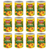 Del Monte Yellow Cling Sliced Canned Peaches In 100% Juice  15 Oz Can (Pack Of 12 Cans)