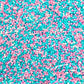 Sprinkle Deco Confetti Toppings for Cakes, Cookies, Cupcakes, Ice Cream, Donuts, 6 Ounce, Gender Reveal, Pink Blue White
