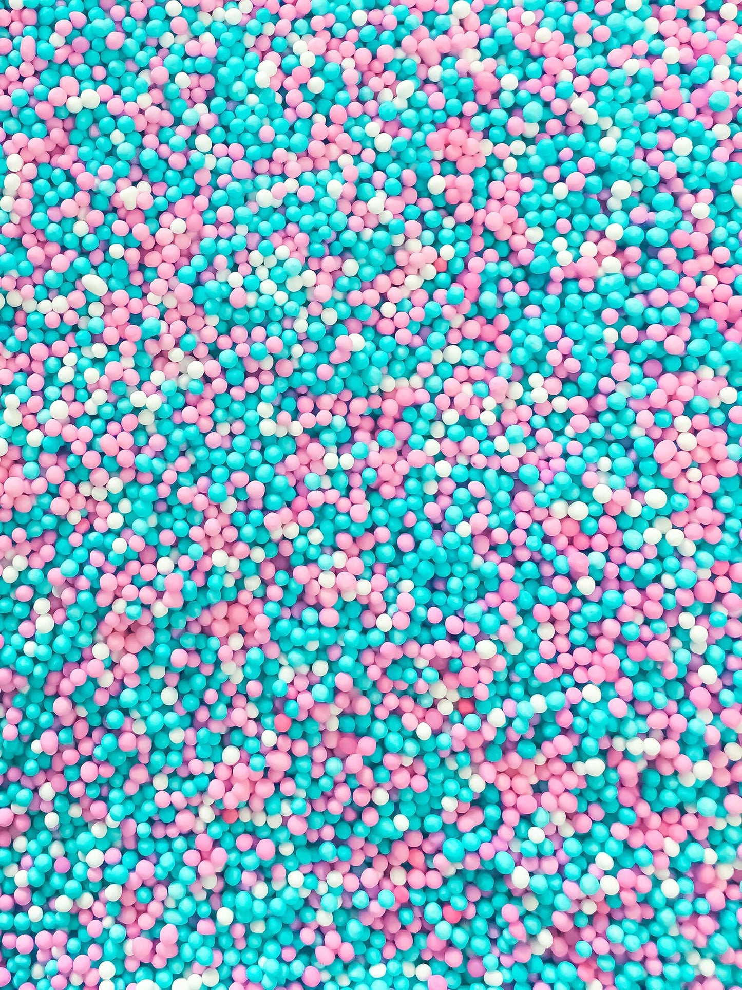 Sprinkle Deco Confetti Toppings for Cakes, Cookies, Cupcakes, Ice Cream, Donuts, 6 Ounce, Gender Reveal, Pink Blue White