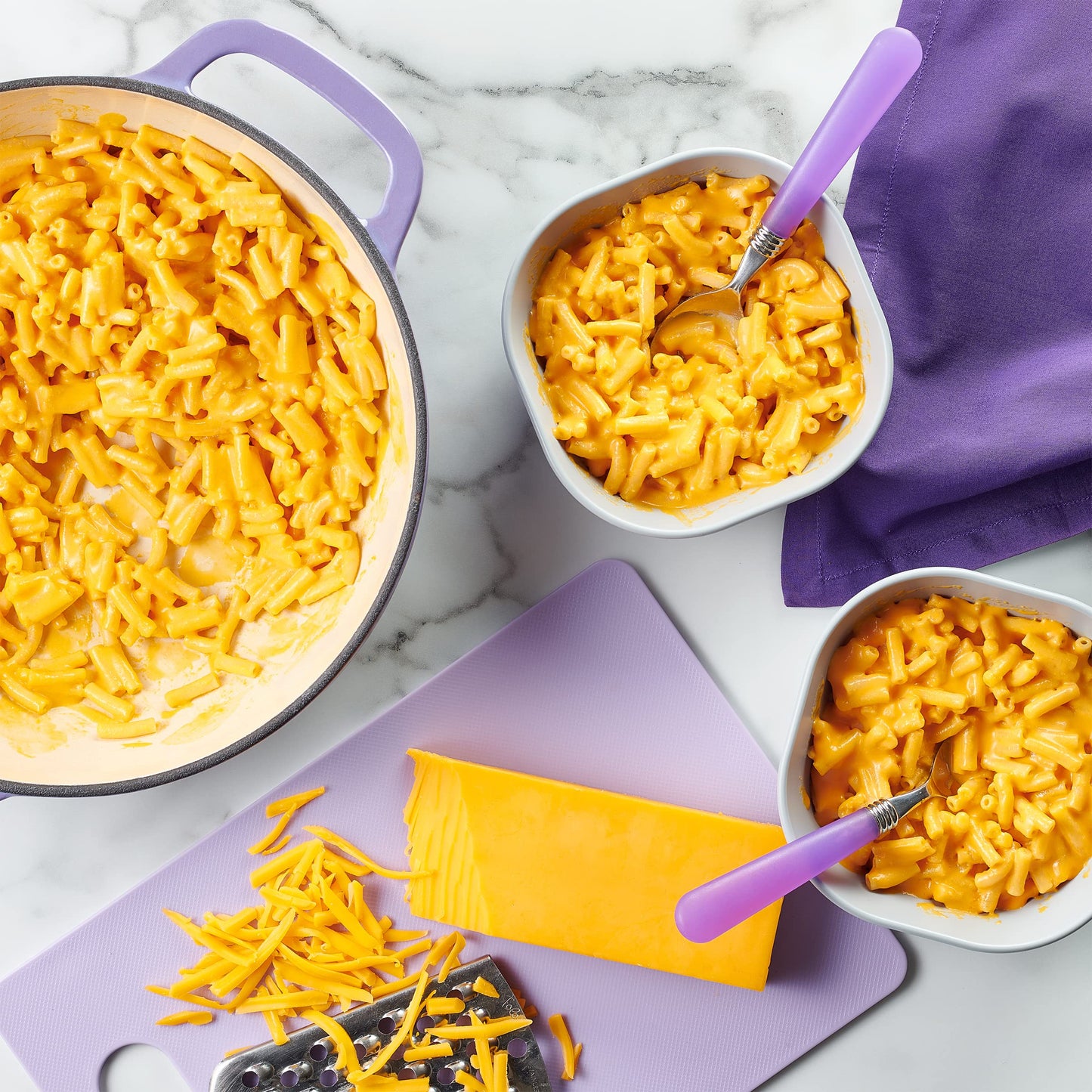 Annies Macaroni and Cheese, Classic Cheddar with Organic Pasta, 4 Ct, 24 oz