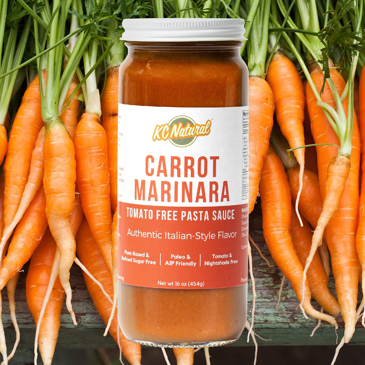 Kc Natural - Paleo Aip No Tomato Carrot Marinara - 16 Oz