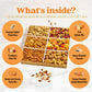 Halloween Gifts Basket Nuts Gift Basket, Halloween   For Mature-Themed Gourmet Mixed Nuts Variety Pack, 6 Assortment Healthy Snack Tray Care Package For College Students Men And Women