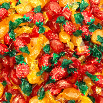 Hard Candy Assortment | 1 Pound Bag | Butterscotch, Cinnamon, Strawberry Bon Bons - Approx. 85 Count