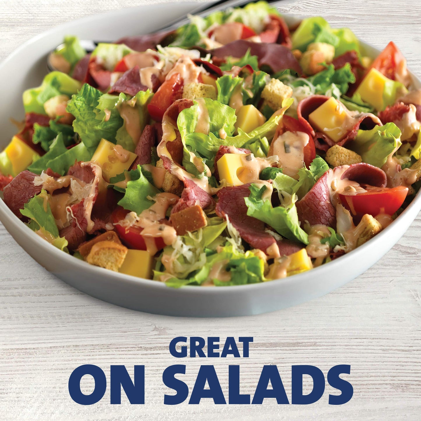 Kraft Thousand Island Salad Dressing With Bacon (16 Fl Oz Bottle)