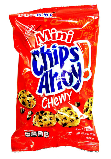 Mini CHIPS AHOY! Chewy Chocolate Chip Cookies, 1 Big Bag (3 oz.)