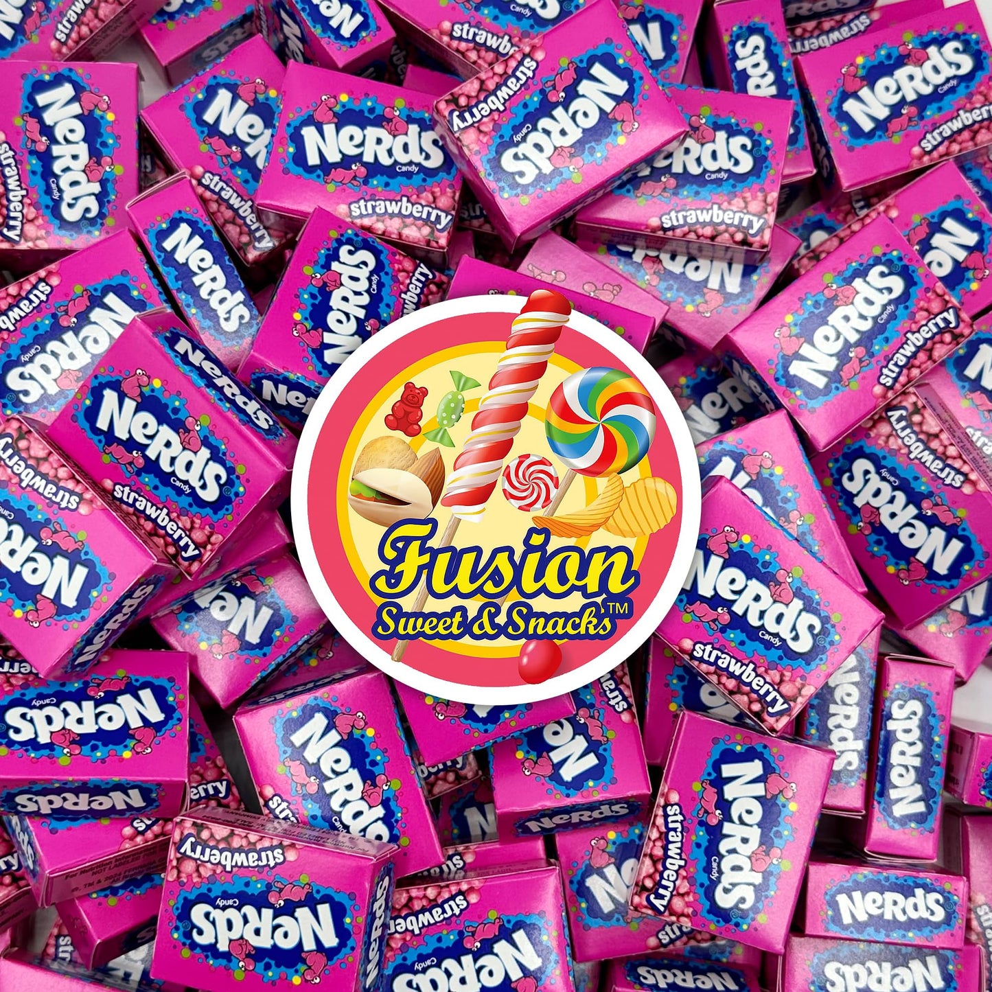Nerds Mini Boxes Strawberry Hard Candy, Nerds Bulk, Nerds Candy Mini Boxes (2Lbs) - Delicious Individually Wrapped Candy For Hol