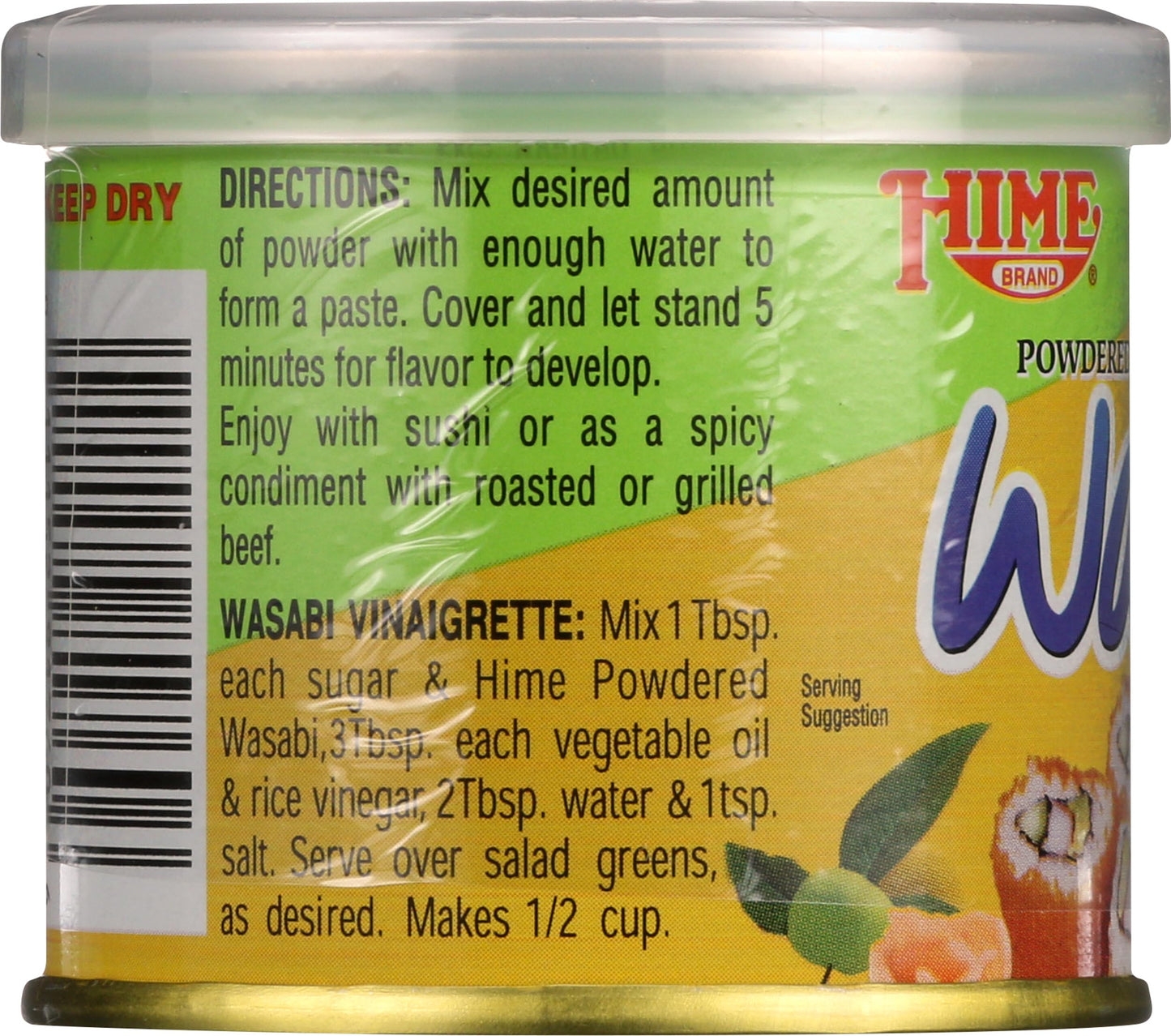 Hime Sushi Wasabi Powder All Nat, 0.88 oz