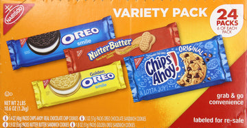Nabsico Cookie Variety Pack 30 Count