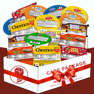 Individual Cereal Cups Variety 18 Pack- 2 Cups Each Of 9 Flavors Gift Basket Care Package By Rebel Smuggling Galactic Emporium