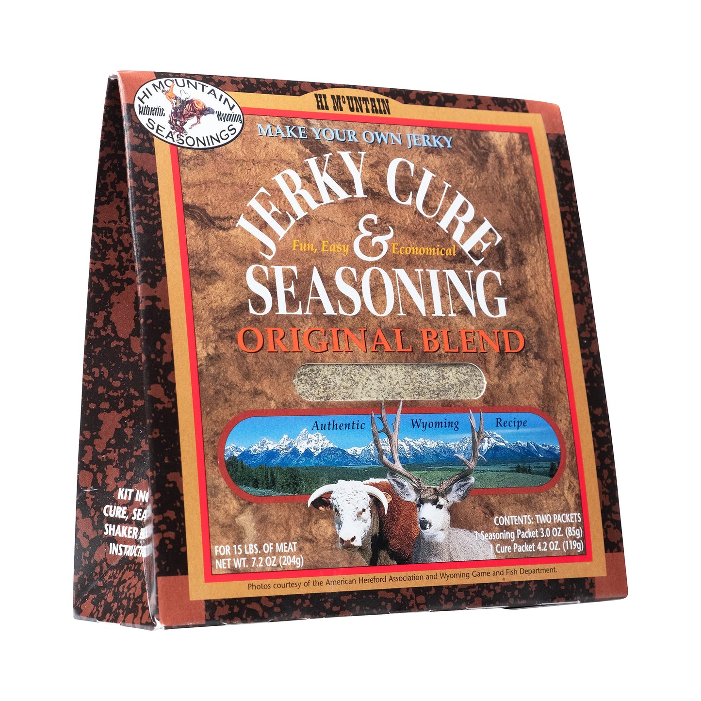 Hi Mountain Jerky Seasoning And Cure Kit | Original Blend | Make Savory Beef Jerky At Home | Great For Beef, Deer, Elk, & Veniso