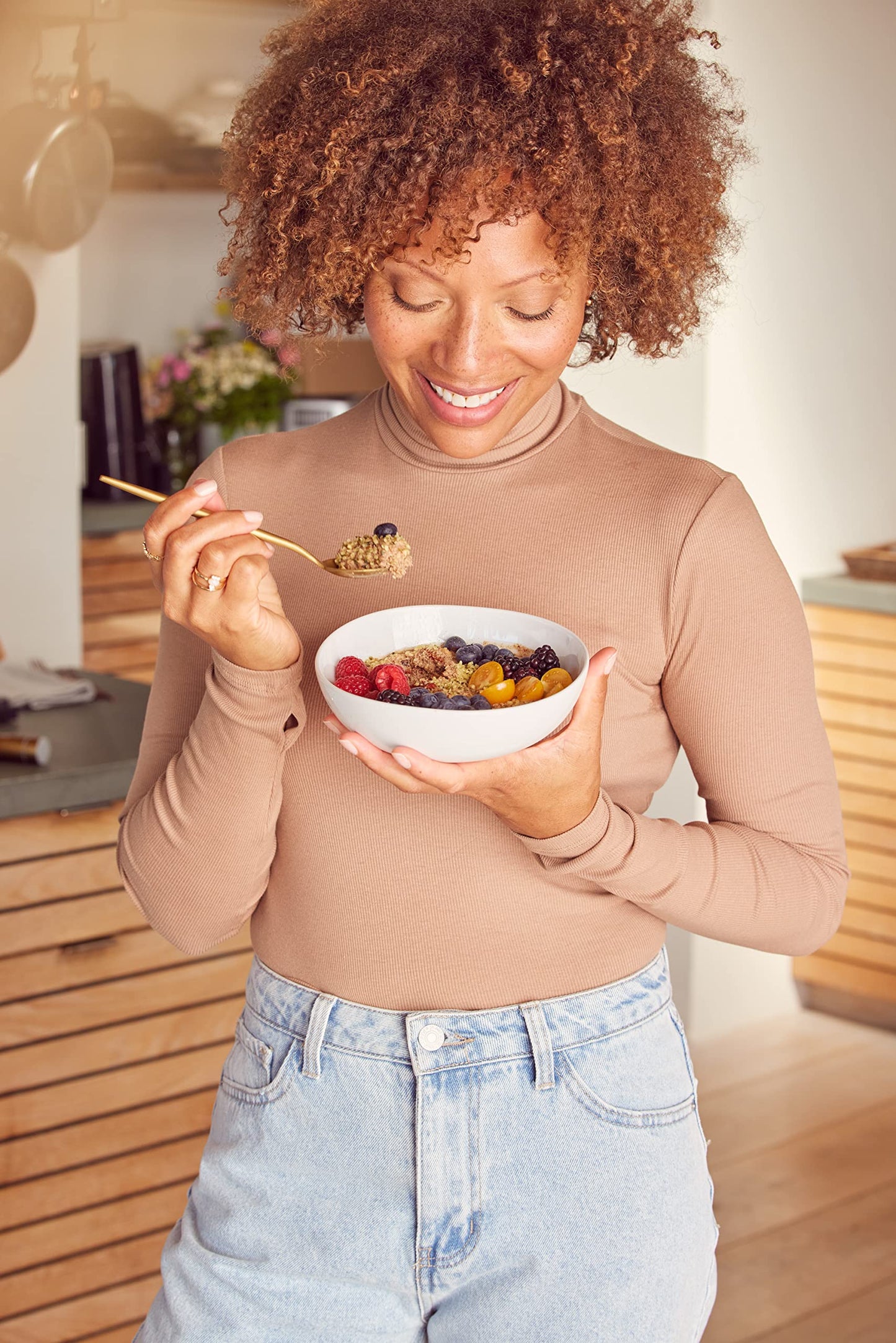 KROMA. Super Porridge, Gluten Free Vegan Breakfast Cereal, 5 Packets, 1.83 Ounce Each, with Organic Ingredients
